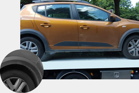 Traino auto a  Settimo Torinese